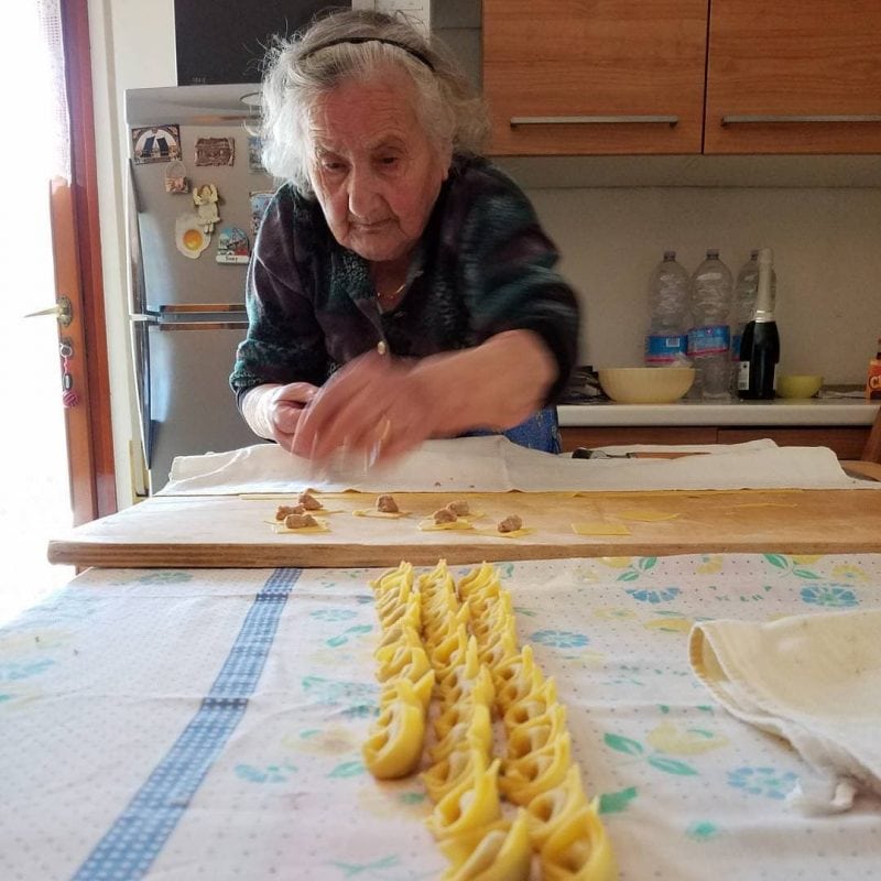 nonna making pasta
