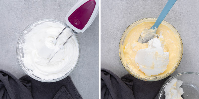 how to incorporate egg whites in mascarpone