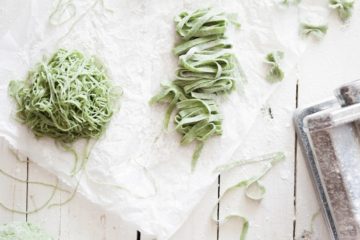 homemaking pasta recipe with spinach