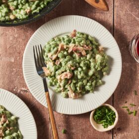 spaetzle with panna and speck recipe