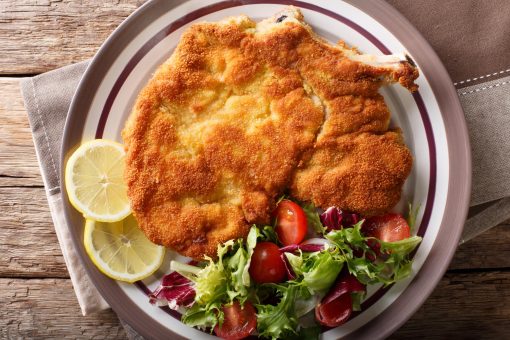 Authentic Veal milanese (cotoletta alla milanese)