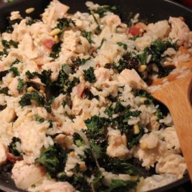 This Chicken and Kale Risotto recipe is something you will want to do often.