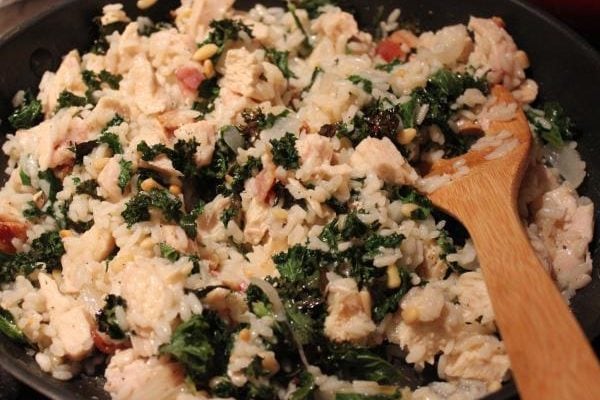 This Chicken and Kale Risotto recipe is something you will want to do often.