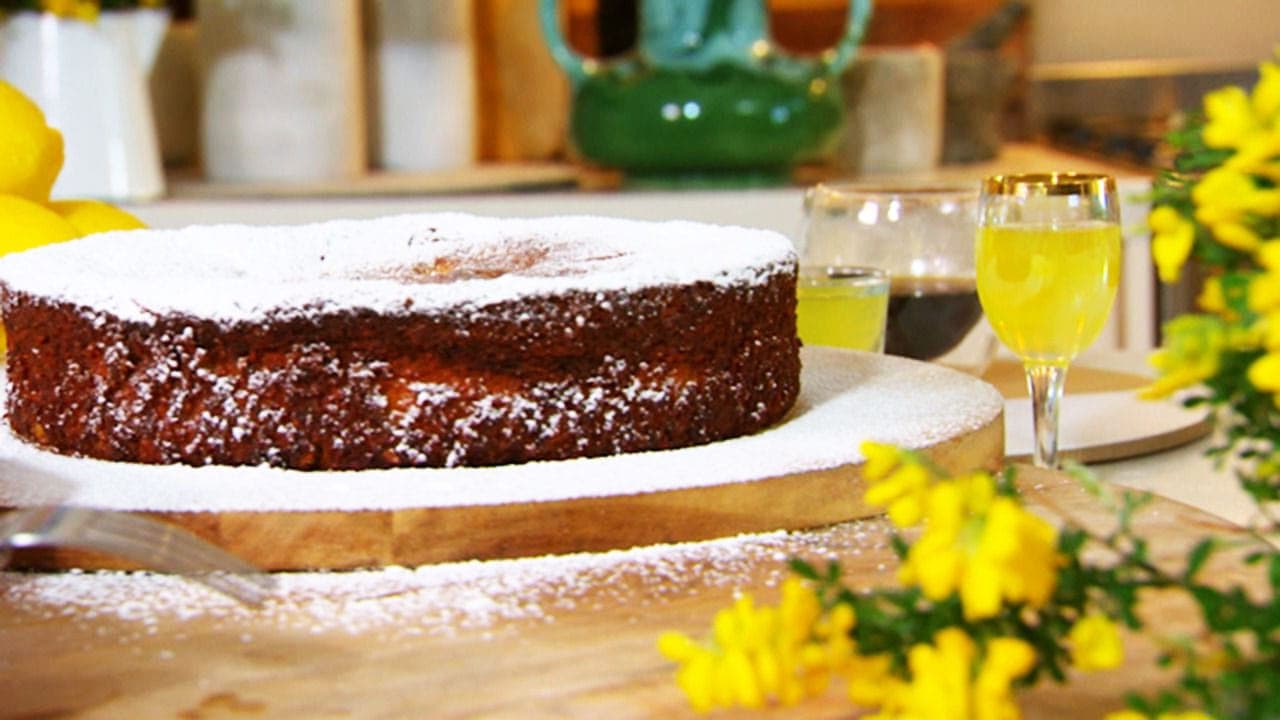 Chocolate Almond Limoncello Cake Recipe