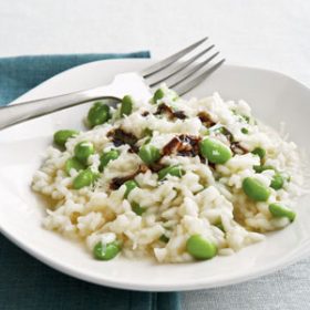 Creamy Risotto with Edamame