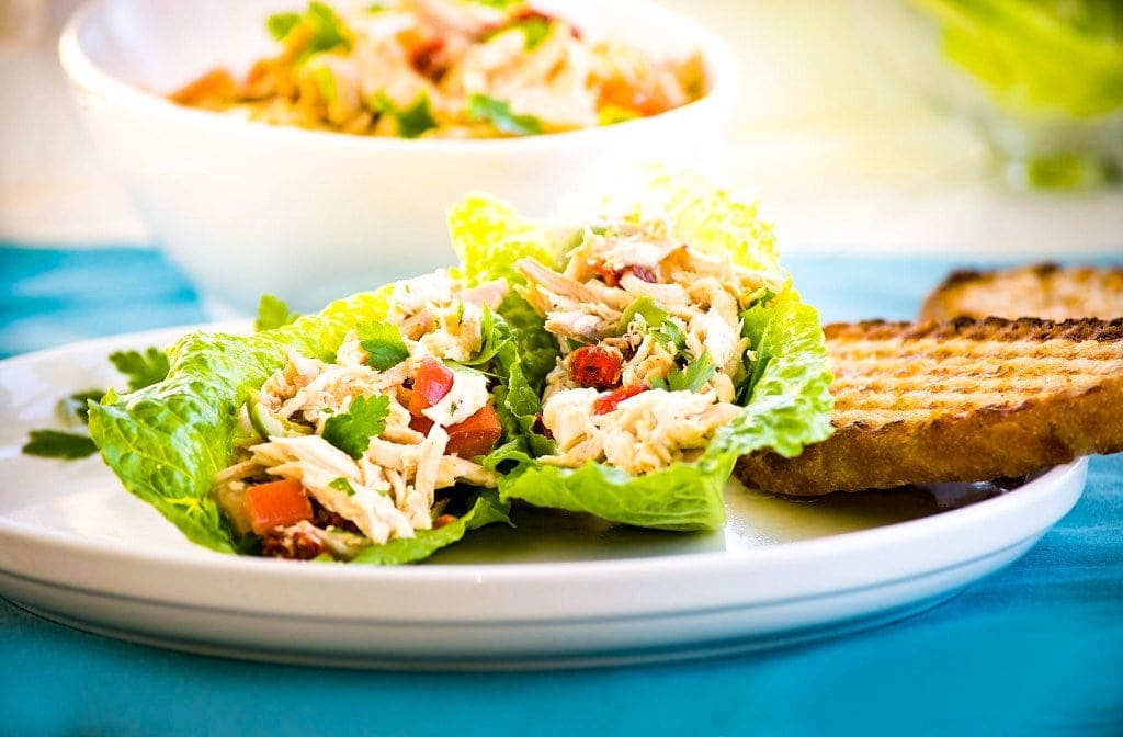 Italian Chicken Salad Without Mayo