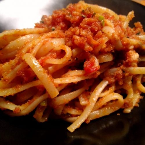 Pasta with tuna is a tasty low fat meal, which is easy and fast to cook.