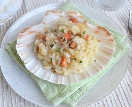 Risotto with Scallops