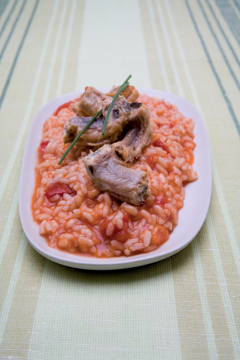 Risotto with eel might sound like a strange recipe, but it's worth trying.
