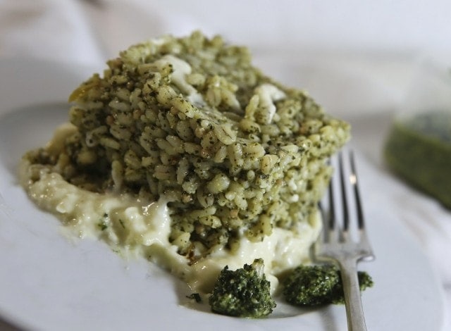 Risotto with Kale Pesto recipe