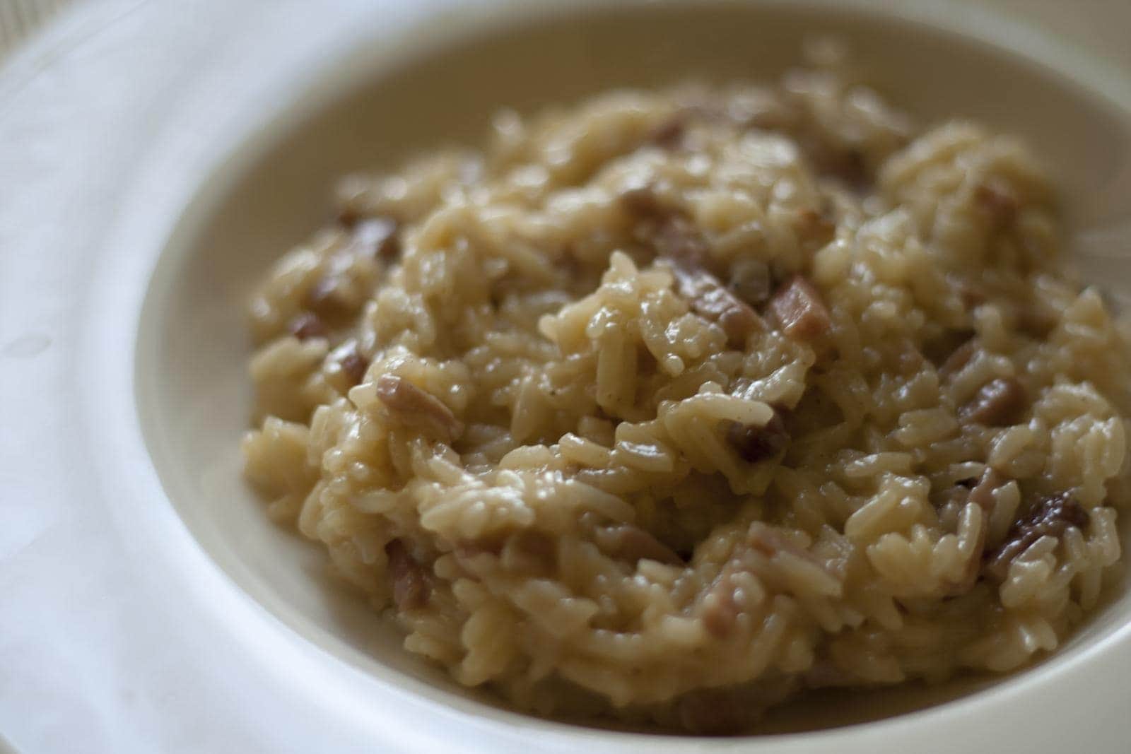 Risotto with goat cheese