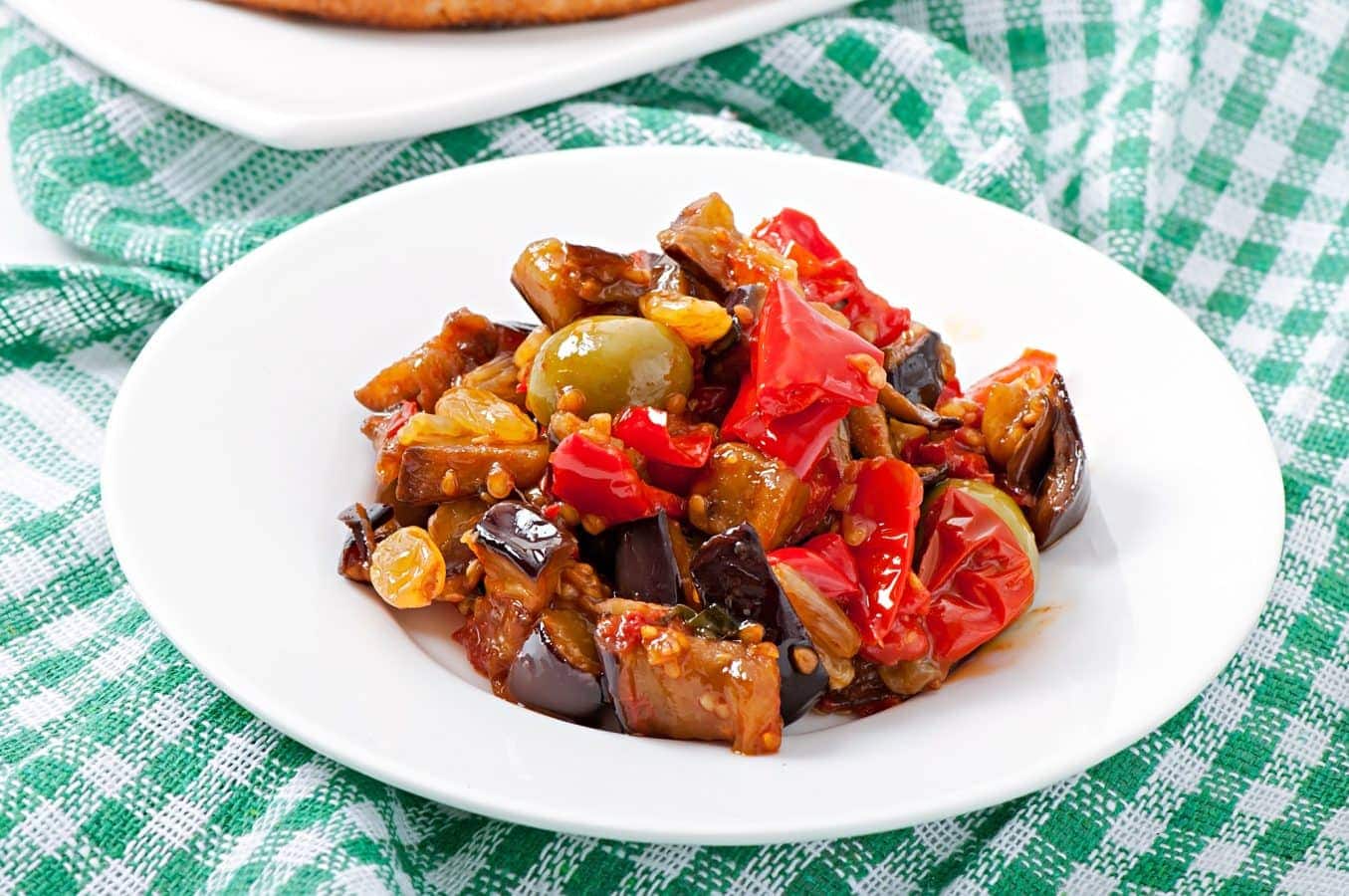 Sicilian Caponata Eggplant Appetizer