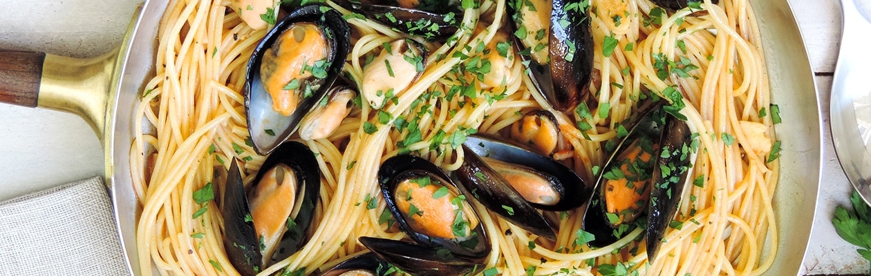 Mussels with Pasta Recipe