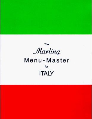 Italian menu translation to English