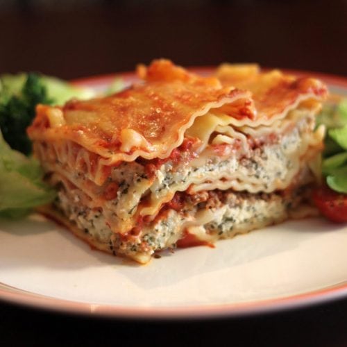 Lasagna is among the Italian Main Dishes.