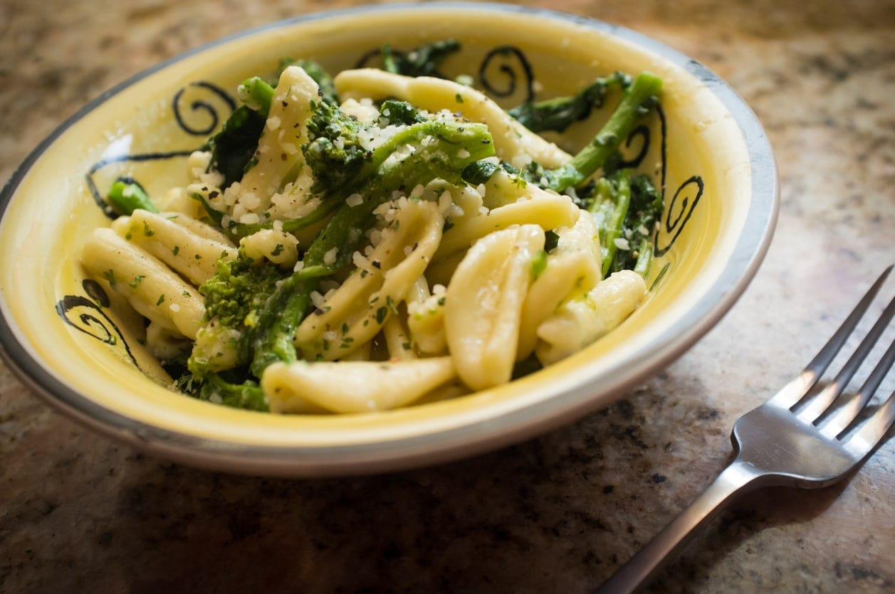Sauteed cavatelli and broccoli is easy to make and perfect for vegetarians.