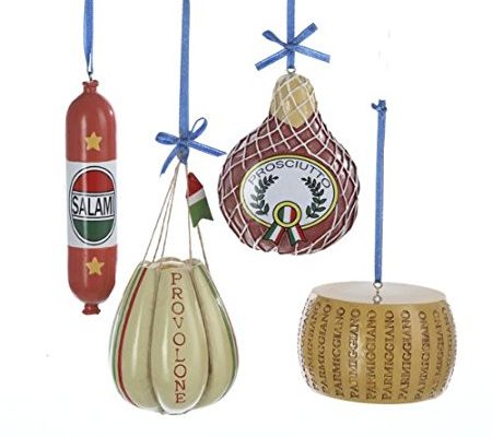 Gourmet Italian food ornaments