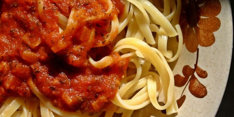 Pasta with Marinara Sauce Recipe