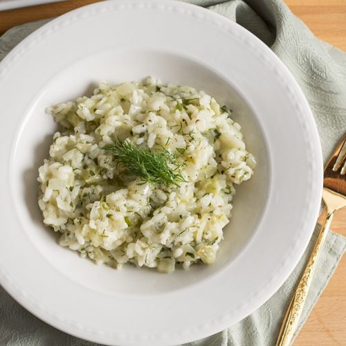 risotto with fennel